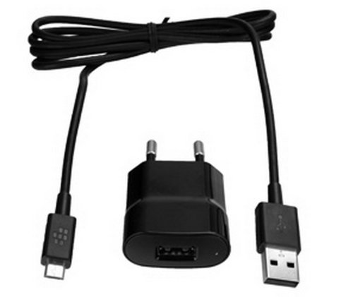 BlackBerry USB Reiseladegerät microUSB ACC-39501-201 Blister