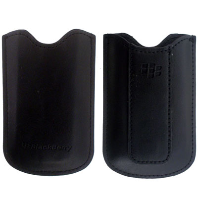 BlackBerry Leder Tasche (HDW-16218-002) -Schwarz